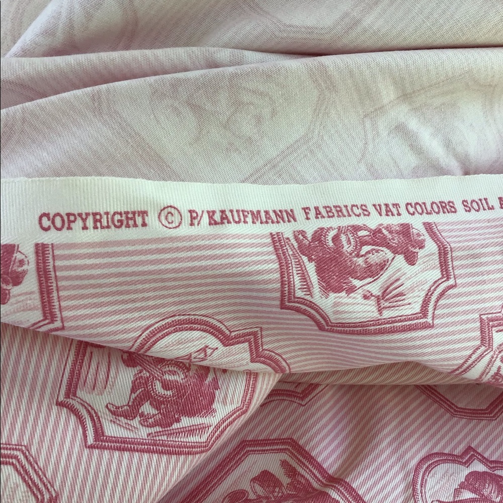 Pink Rabbit 🐇 & Monkey 🐒 Musician Home Fabric - Picture 6 of 8